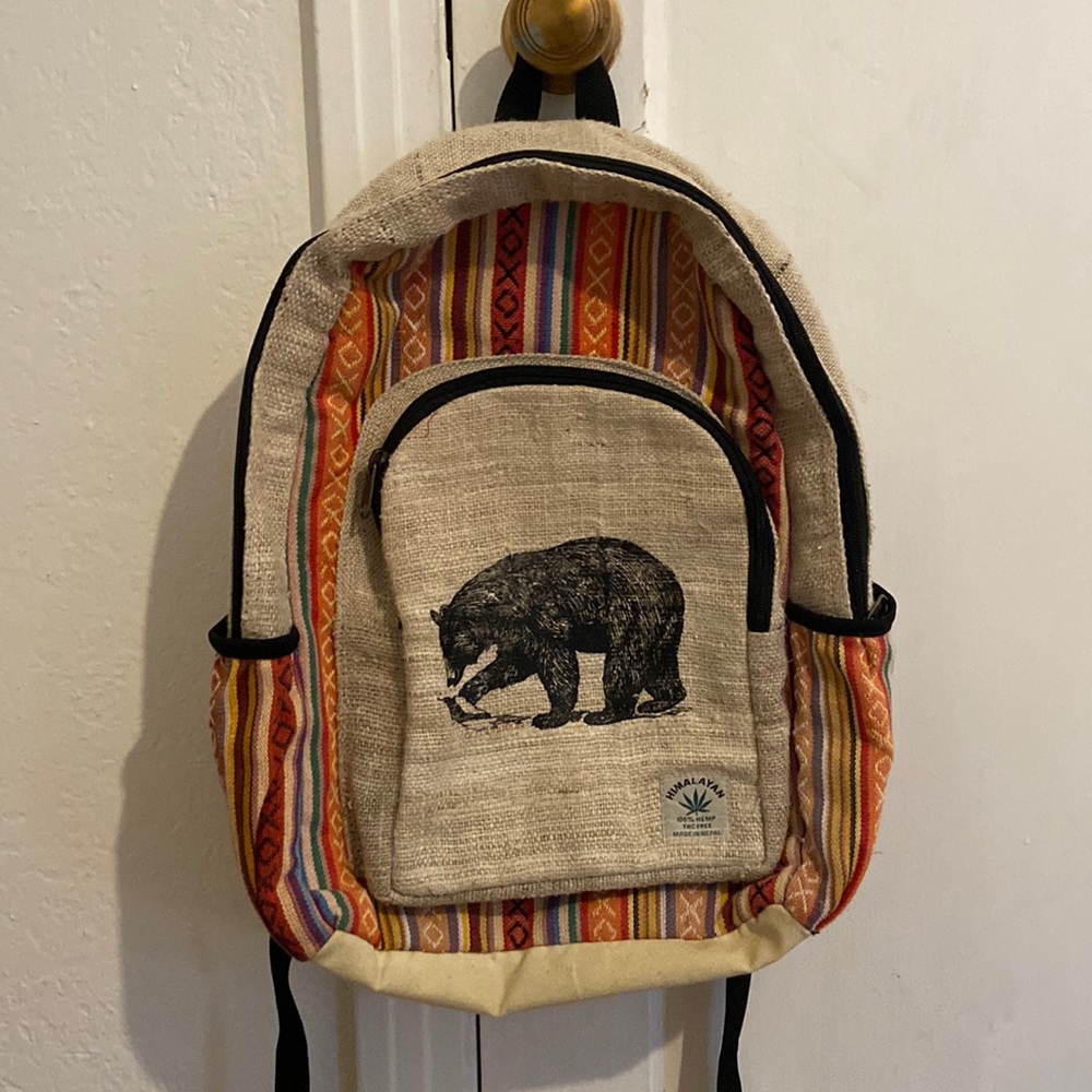 Backpack with Bear